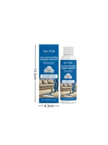 120ml Carpet Cleaner - Effectively Removes Stains, Coffee, Grease From Carpets, Fabrics, Upholstery, Sofa, Car Seats, Cushions. Deep Cleaning, Fabric-, Dry Cleaning Solution For Carpets, Upholstery, Wall Fabrics. Easily Tackles Stubborn Stains Without Water Washing.