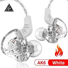 QKZ Original QKZ AK6 Pro EDX Pro 1DD Dynamic Earphones HIFI Bass Earbuds In Ear Monitor With Microphone 3.5mm Sport Noise-Proof Stereo Headset ZST X Dual Drive