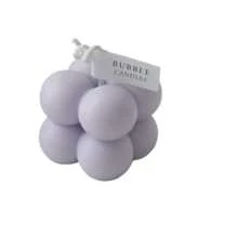 1pc Bubble Cube Shaped Decorative Smokeless Scented Candle, Household Bedroom Decoration,Gifts Birthday Graduation,Gifts