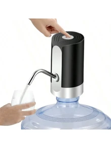1pc Electric Water Bottle Dispenser, USB Rechargeable Automatic Water Pump, Fits 3-5 Gallon Water Bottles, Portable Drinking Bottle Dispenser For Home, Camping, Office Use