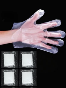 50 pièces, 200 pièces, 500 pièces Gants jetables portables emballés individuellement, épaississement pour la restauration, la beauté et les plats à emporter, gants jetables emballés individuellement, film plastique pour la cuisine et la maison, restauration, épaississement, nécessaire pour la restauration hôtelière et le tourisme (offres spéciales, modèles neufs et anciens, livraison aléatoire)