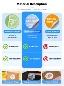 1~100 miếng nhãn dán cá nhân hóa - Nhãn dán tùy chỉnh với bất kỳ thiết kế, hình ảnh, logo, văn bản nào, chất liệu PVC chống nước, phù hợp cho lễ tốt nghiệp, đám cưới, sinh nhật và các dịp khác, tự thiết kế nhãn dán cá nhân hóa của riêng bạn, trang trí mạnh mẽ, phong cách vintage tinh tế, thủ công độc đáo, quà tặng lý tưởng cho nam, cũng phù hợp để sử dụng hàng ngày, quà kỷ niệm cho cha mẹ, đa năng và bền, đẹp mắt và thanh lịch. - trắng - Xem 5