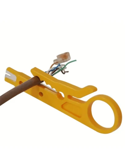 1pc/3pcs/5pcs Rush To Buy Wire Strippers, Wire Cutters, Cable Tools, Network Cable Crimpers, And The Versatile Small Yellow Knife.
