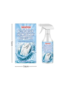 120ml Detergente de lavandería - Elimina eficazmente las manchas, facilita el lavado, mantiene la ropa limpia y fresca, protege las telas, desodoriza y deja una fragancia agradable. Disuelve las manchas comunes para restaurar la ropa a como nueva. Limpia suavemente sin dañar las manos. Elimina eficazmente diversos tipos de manchas como grasa, aceite, vino tinto, bolígrafo, fruta, lápiz de labios, sangre, amarillamiento, aceite de motor, café y talla grande.