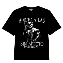 Playera 100% Algodón Peinado Con Temática de Calacas Con Frases Ideal Para Todo Tipo De Usos, Climas, Eventos, Regalos - Negro - Ver 5