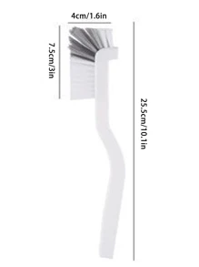 1/2/3/4 pezzi Spazzola angolata in plastica, spazzola a manico lungo per aragoste, spazzola multifunzione per pulizia lavandino da cucina, adatta per frullatore, preparatore di latte di soia, biberon, tazza, bicchiere e altro ancora
