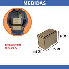 Caja Para Petición De Padrinos 16 X 22 X 10 Rockkings - Caqui - Ver 2