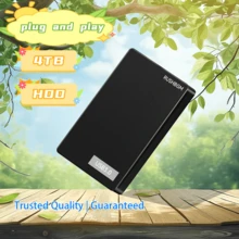 4TB Portable Hard Drive, 4TB High-Capacity USB 3.0 HDD, Suitable For All Kinds Of Laptop Office, Students, Professionals With /File/Video/Music Storage Expansion Backup - 4TB - Xem 3