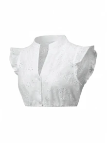 ii Blouse Dirndl de grande taille pour femmes, blouse traditionnelle bavaroise Dirndl, chemise col V crop top, Halloween