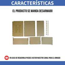 Caja Para Petición De Padrinos 16 X 22 X 10 Rockkings - Caqui - Ver 4