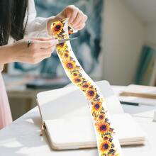 2m Sonnenblumen Dekorative Washi Tape, DIY kreative Schreibwaren für Scrapbooking, Planer, Notizbuch, Handyhülle, Tassen Dekoration und mehr - Verschiedenfarbig - Übersicht 6