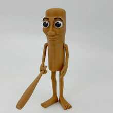 New Tung Tung Sahur Italian Brainrot Wooden Stick Figure Toy Tralalero Tralala Figure Toy Tung Tung Tung Sahur Toy Tralalero Shark Figurine Decoration Collection Ornaments Funny Toy - Multicolor - View 10