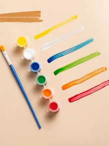 2 pezzi Mini pittura in gesso colorato fai-da-te, da regalare, con graffiti e decorazioni colorate