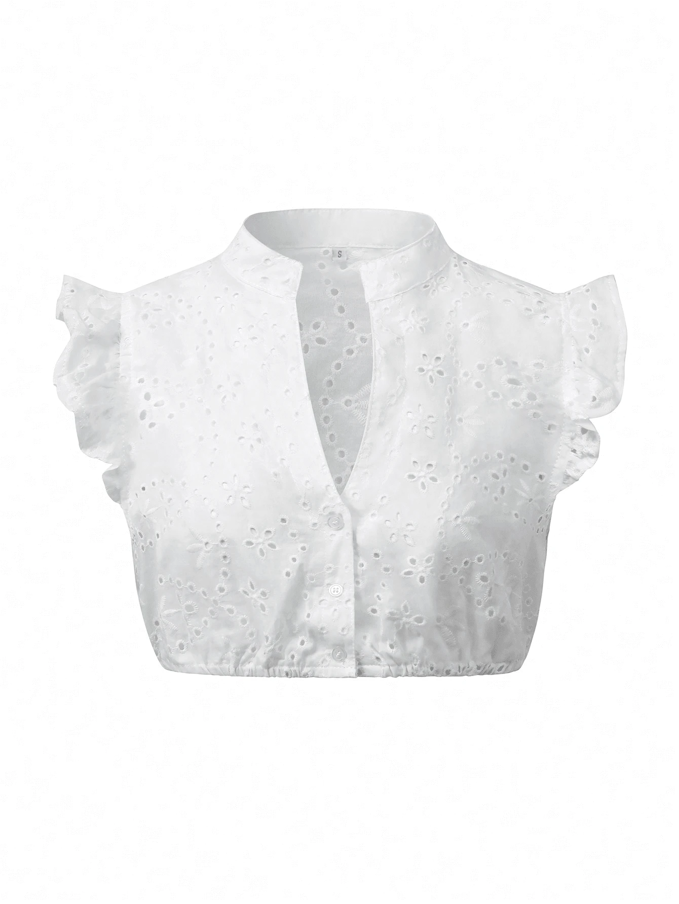 ii Blouse Dirndl de grande taille pour femmes, blouse traditionnelle bavaroise Dirndl, chemise col V crop top, Halloween