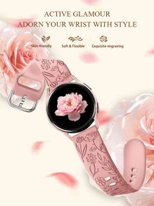 3 Pcs Compatible With Samsung Galaxy Watch 7/6/5/4 40Mm 44Mm/ Classic Strap 43Mm 47Mm Seamless Strap, 20Mm Super Soft Silicone Sports Replacement Strap Compatible With Samsung Strap, Suitable For Both Men And Women (Without Watch)