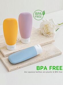 Bộ 20 chai đựng mỹ phẩm du lịch màu pastel Macaron được TSA chấp thuận, kèm túi đựng bằng PVC trong suốt và 16 nhãn phân loại, gồm 6 chai bóp + 2 chai xịt + 4 hũ kem + bộ dụng cụ chiết rót đầy đủ (phễu + cọ + 4 thìa), chống rò rỉ, miệng rộng, dễ dàng đổ đầy lại, kích thước nhỏ gọn, tiện dụng cho dầu gội, dầu xả, sữa dưỡng thể và sữa tắm, vật dụng thiết yếu khi đi máy bay, công tác, nghỉ dưỡng, cắm trại, quà tặng lý tưởng cho cả nam và nữ trong dịp lễ. - Nhiều màu - Xem 6