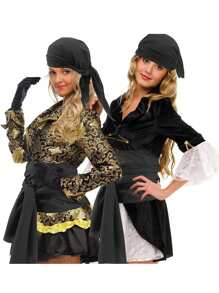 2 peças de bandana pirata de Halloween, chapéu, acessórios, cinto de pirata medieval, fantasia macia, conjunto de acessórios de fantasia licenciado pela Sanrio