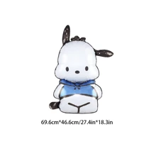 Sanrio Sanrio Party Balloons, Hello Kitty, Kuromi Cartoon Character Theme Party Balloon Set, Surprise Atmosphere Creating Decoration, Birthday Party Decorations Balloons, Cinnamoroll, Suitable For Friend Gatherings, Family Meals As Scene Decorations