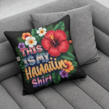 4 pièces Housses de coussin style forêt tropicale, design de plage en fibre de polyester, housses de coussin décoratifs avec fermeture éclair, lavable en machine pour canapé, lit, salon, chambre à coucher, housses seulement sans insert