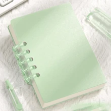 Sổ tay bìa cứng A7 mini 4/2/1, Sổ ghi chép di động dễ thương, Màu sắc Macaron rực rỡ, Sổ tay bỏ túi, Sổ tay rời tiếng Anh, Đồ dùng học tập, Quay lại trường học - A7 - Xem 18
