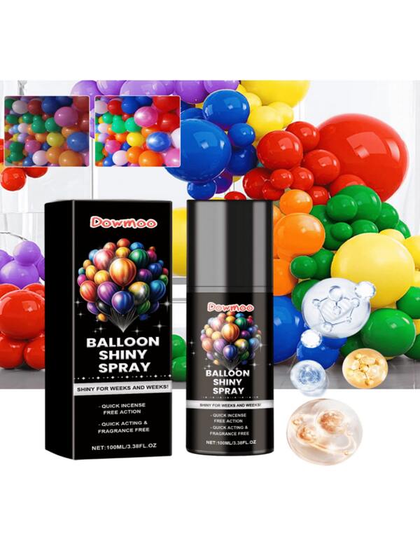 Balloon Gloss Spray, Which Enhances The Atmosphere Of The Balloon And Has A Long-Lasting Effect, Creating A Textured High-Gloss Spray High Gloss Balloon Spray Enhances The Shine Of The Balloon And The Effect Is Long-Lasting, Creating An Atmosphere Of High-Gloss Spray Father's Day Gifts