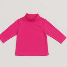 Kit 4 Blusas Infantil Menina Gola Alta Inverno – Manga Longa Cotton Macio