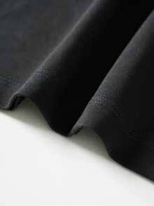A Black And White Image Of The Number 3. - Black - View 4