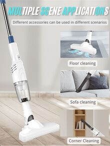 Handheld Cordless Vacuum Cleaner, 30 Minutes Running Time, Vacuum Cleaner, Suitable For Home, Rechargeable Cordless Vacuum Cleaner, Suitable For Hardwood Floors, Carpets, Pet Hair