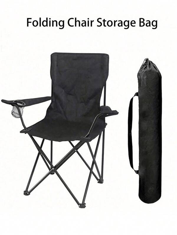 Bolsa de armazenamento para cadeira dobrável, bolsa de armazenamento para cadeira de jardim, bolsa de mão, bolsa portátil, bolsa de camping, acessórios para camping e caminhadas ao ar livre, bolsa de armazenamento para cadeira dobrável portátil para área externa, bolsa portátil para diversos itens, bolsa de armazenamento para cadeira dobrável e mesa de barraca - Bolsa de equipamentos multiuso, para camping, caminhadas, viagens, pesca - preta, organizador de equipamentos para vários feriados