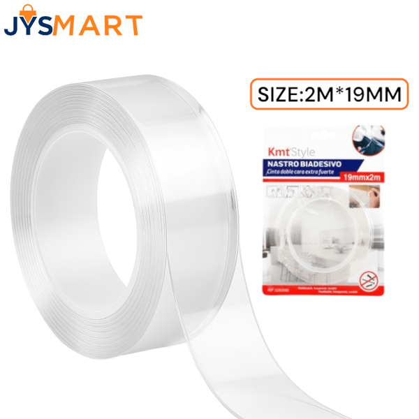 3pcs NanoGrip Transparent Invisible Nano Double-Sided Adhesive Tape