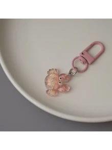 Decoración colgante con animales marinos de colores hechos a mano con lentejuelas multiusos, decoración con lentejuelas coloridas para bolsos