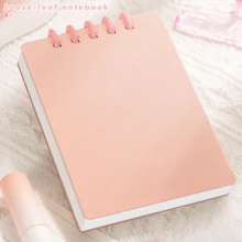 Sổ tay bìa cứng A7 mini 4/2/1, Sổ ghi chép di động dễ thương, Màu sắc Macaron rực rỡ, Sổ tay bỏ túi, Sổ tay rời tiếng Anh, Đồ dùng học tập, Quay lại trường học - A7 - Xem 19