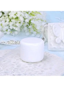 5pcs 20g/30g/50g White Plastic Jars With Domed Lids, Plastic Cosmetic Cream Jars, Refillable Empty Cosmetic Containers For Face Cream, Lip Balm, Lotion Storage Jars/Boxes/Holders - Multicolor - View 8