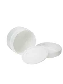 5pcs 20g/30g/50g White Plastic Jars With Domed Lids, Plastic Cosmetic Cream Jars, Refillable Empty Cosmetic Containers For Face Cream, Lip Balm, Lotion Storage Jars/Boxes/Holders - Multicolor - View 2