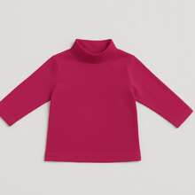 Kit 3 Blusas Infantil Menina Gola Alta Inverno – Manga Longa Cotton Macio -3 Peças
