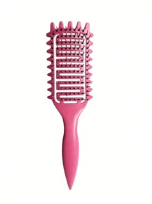 Cepillo para ondular el cabello, cepillo definidor de rizos para cabello rizado - Peine ventilado desenredante y de peinado | Reduce el tirón, realza los rizos, perfecto para el secado con secador de pelo