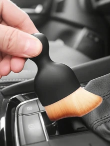 1pc Super Soft Bristle Car Cleaning Brush - Gentle Cleaning, Multi-Functional Interior Duster Tool, Deep Cleans Hard-To-Reach Areas, Essential Car Care Accessory - Multicolor - View 5