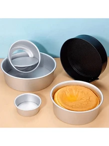 1 pezzo Stampo per torta a forma di cuore con fondo rimovibile, Padella per torte antiaderente 4"/6"/8"/10", Stampo da forno, Accessori da forno, Utensile da forno, Gadget da cucina, Stoviglie
