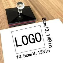 Kit Personalizado Oversized - Alta Precisão, Padrão Claro, Logotipo da Empresa Personalizado, Floricultura, Presentes de Casamento, Para Negócios/Trabalho/Escritório, Trabalhadores, Clientes, Estudantes, Volta às Aulas, Suprimentos Escolares, Presente de Dama de Honra, Presente Personalizado - Carimbo de texto personalizável - Visão 9