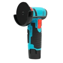 Cordless Angle Grinder Kit - 16800RPM Brushless Electric Metal Grinder With 3-1/4" Cutting Wheel, Flap Wheel, And Wool Carving Wheel For Precision Cutting & Grinding, AG0200S Tools - 藍色 - 查看 10