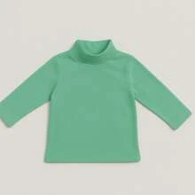 Kit 3 Blusas Infantil Menina Gola Alta Inverno – Manga Longa Cotton Macio -3 Peças