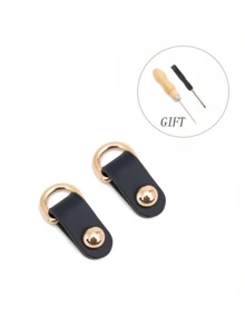 2pcs Metal Buckle Bag Accessories Set, Including Metal Buckle, Essential DIY Bag Hardware, Simple Design Suitable For Various Bags (Needle And Screwdriver Included) - Multicolor - View 13