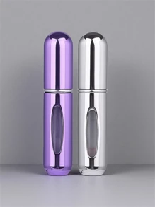 2 pièces Bouteille de parfum rose vif de 5 ml, bouteille de rangement de parfum, bouteille de vaporisateur rechargeable, bouteille de décantation de parfum, petite bouteille réutilisable