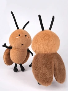 Realistic Insect Series Plush Toys - Mantis, Bee Keychain, Mini Pendant - Multicolor - View 7
