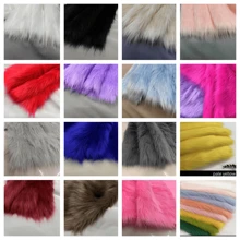 1 pieza de Tela de pelo sintético de estilo minimalista, de altura de pelo de 4-5 cm, de poliéster en multicolor, para manualidades DIY, decoración de escenas, disfraces de zorro de peluche falso para Halloween, Navidad, máscaras, colas, alfombras, decoración de habitaciones