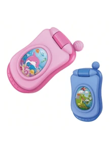 Interesting & Educational Early Learning Cartoon Music Flip-Cover Toy Phone - Exciting Toy Gift For Boys And Girls