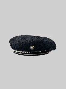 1 pièce de Béret élégant et à la mode avec petites perles