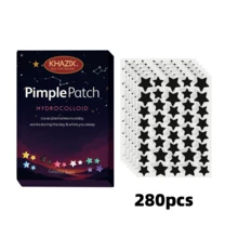 星形痘痘贴 适用于面部水胶体，1400 片，水胶体痤疮贴，可爱星形痘痘贴 - 彩色 - 查看 16