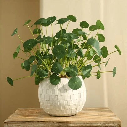 1/2/3pcs Artificial Green Plant Branches & Leaves, Suitable For DIY Floral Wall, Scene Decoration, Living Room/Bedroom Vase Arrangement, Wedding, Party, Home Decor, Tabletop Accents. Autumn/Winter Faux Leaves, Home Decor, Tabletop Decor, Farmhouse Decor, UV-Resistant Artificial Flowers For Hanging Garden, Porch, Windowsill, Planter Boxes And Outdoor Decoration.