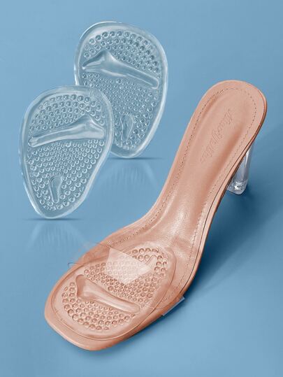 HALF INSOLE Almohadillas de metatarso para mujeres | Insertos para talones para mujeres | Cojines para la bola del pie (1 par de almohadillas para los pies) Alivio y comodidad para todo el día Un tamaño se ajusta a los plantillas para zapatos de mujer para tacones altos, tacones de mujer y zapatillas de hombre para uso diario de verano